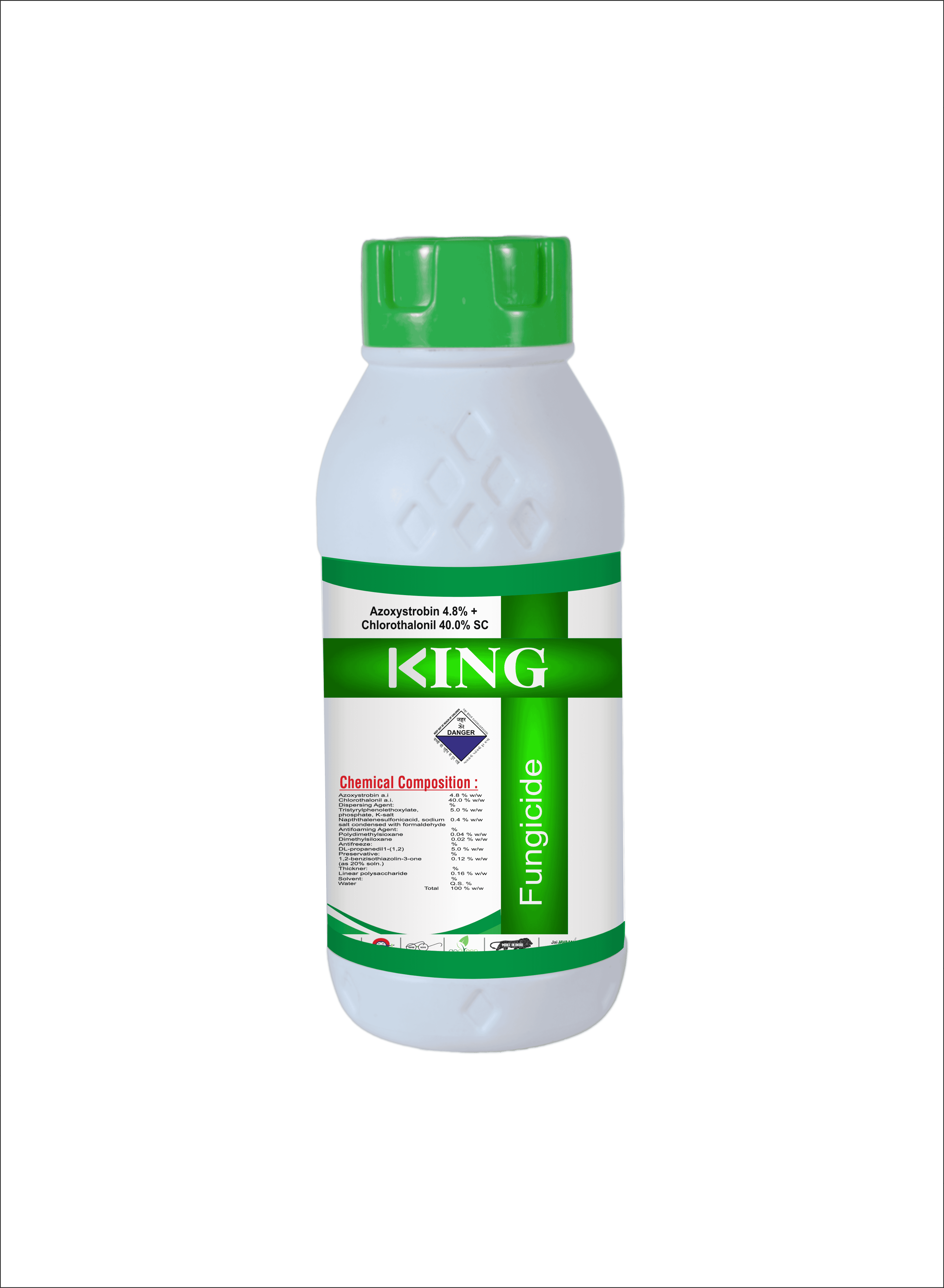King Azoxystrobin Chlorothalonil fungicide by Harishree Crop Science