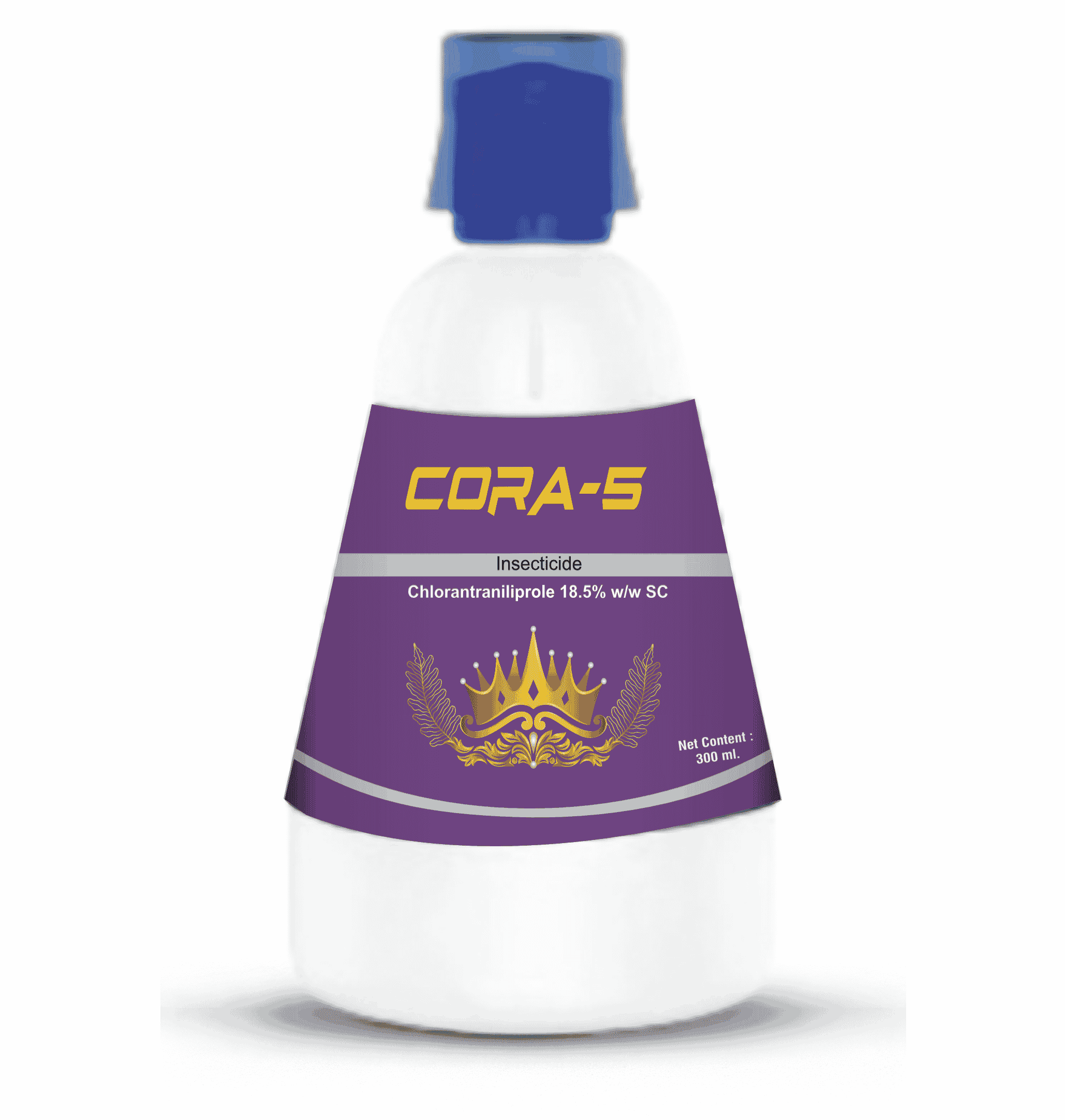 Cora-5 bottle image for Chlorantraniliprole 18.5% SC insecticide