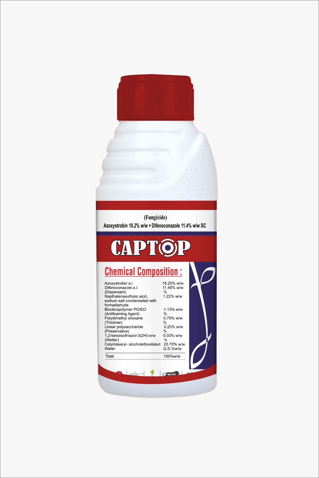 Captop Azoxystrobin Difenoconazole fungicide by Harishree Crop Science