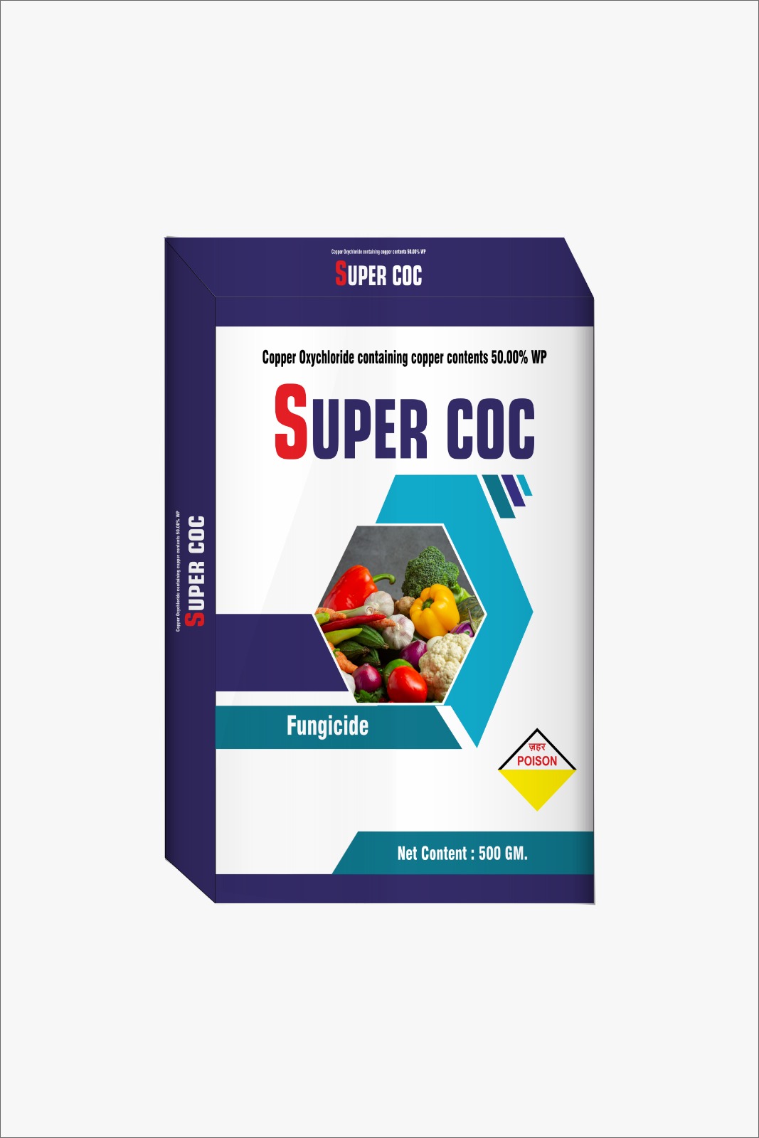 Super COC Copper Oxychloride 50% WP fungicide by Harishree Crop Science