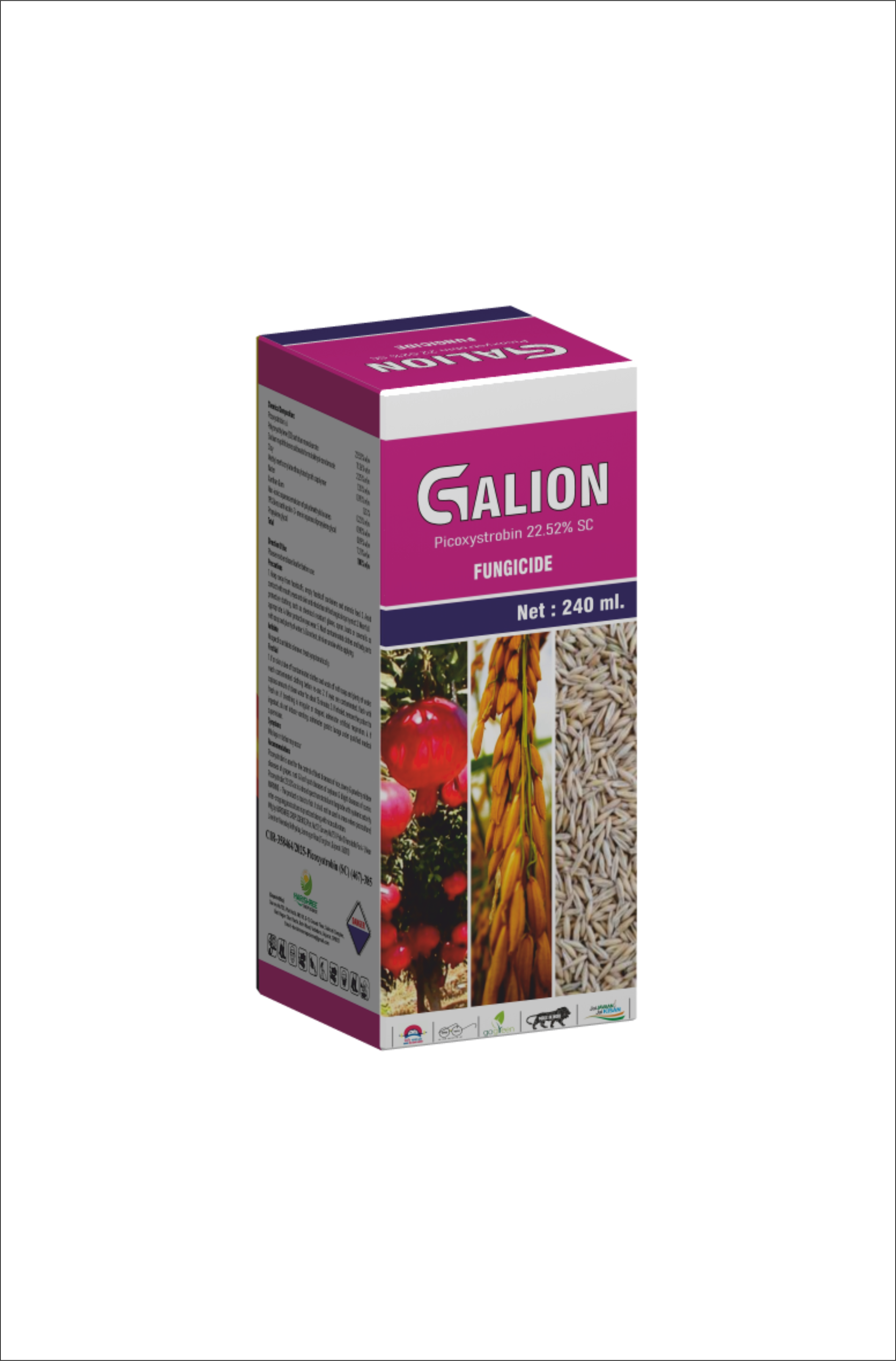 Picoxystrobin 22.52% SC Galion Fungicide for Broad Spectrum Disease Control