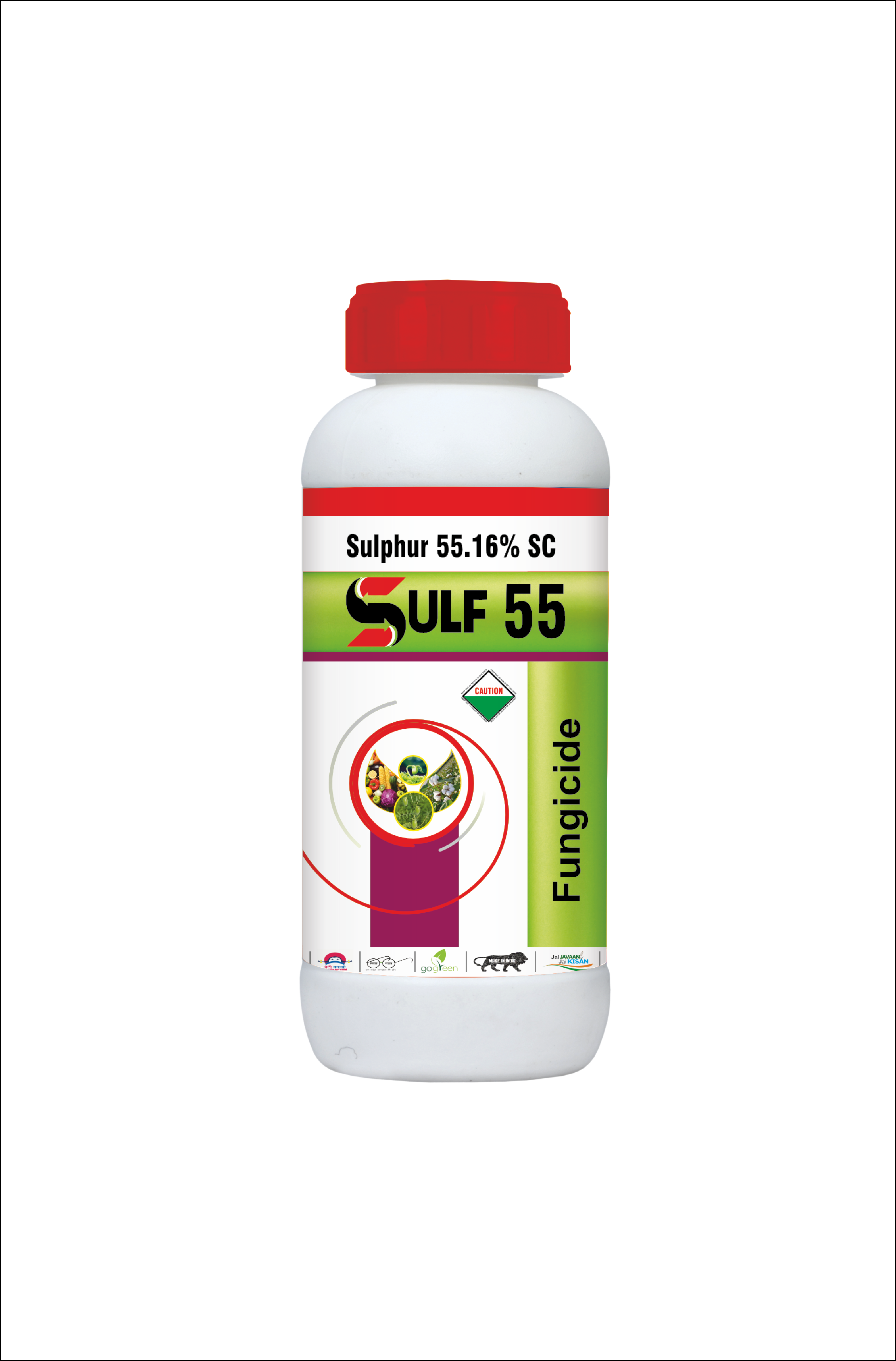 SULF 55 Sulphur 55.16% SC fungicide by Harishree Crop Science