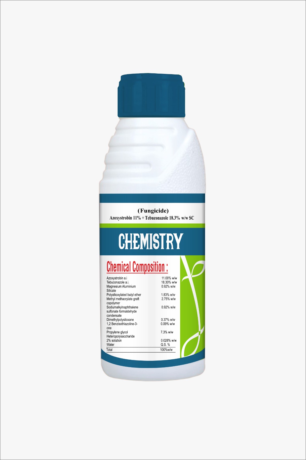 Azoxystrobin 11% + Tebuconazole 18.3% w/w SC Chemistry Fungicide for Broad Spectrum Disease Control